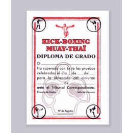 DIPLOMA: KICK AND MUAY THAI DEGREES  - 1