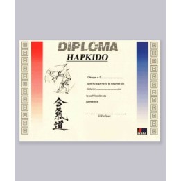 DIPLOMA DE GRADOS HAPKIDO EN COLOR  - 1