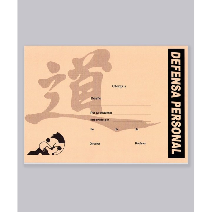 DIPLOMA DE DEFENSA PERSONAL  - 1