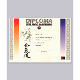 DIPLOMA: SIN MOO HAPKIDO COLOR  - 1