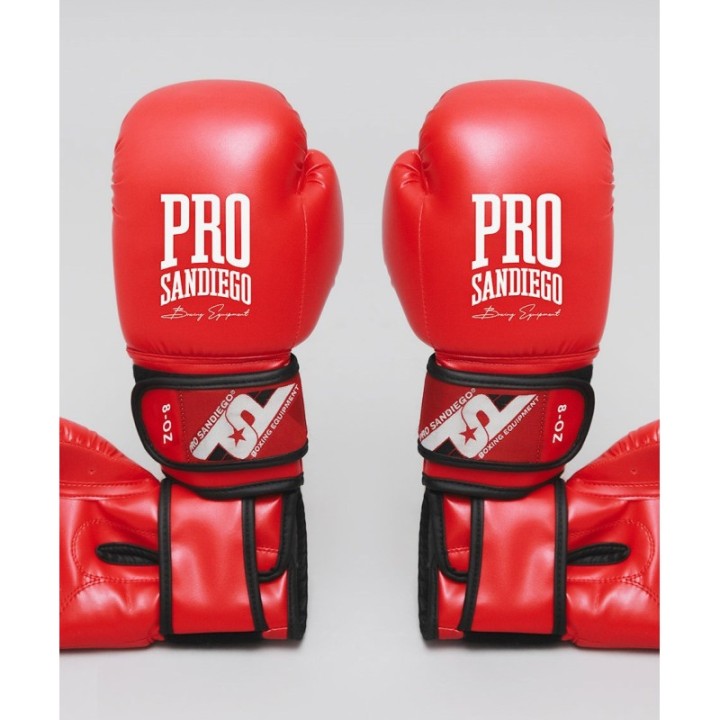 GUANTES KICK-BOXING ATTACK ROJO - 1