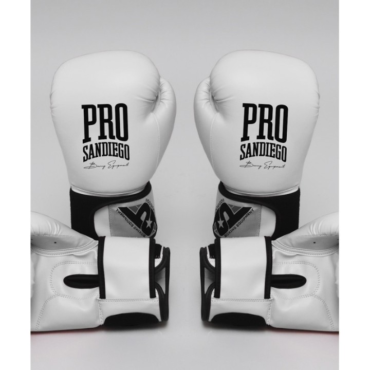 GUANTES KICK-BOXING ATTACK BLANCO - 1