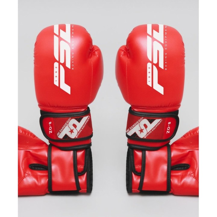 GUANTES KICK-BOXING ATTACK ROJO - 2