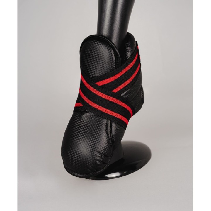 FULL-KICK FOOT PROTECTION MOD. COMPETITION BLACK WITHOUT LABEL AND WITHOUT LOGO  - 1