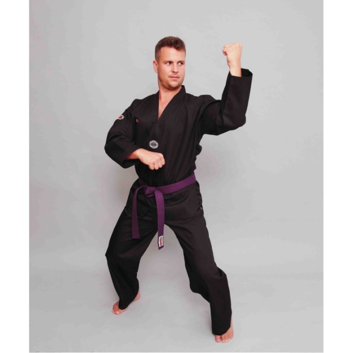 DOBOK IKARA MOD TKD MASTER EN NEGRO  - 1