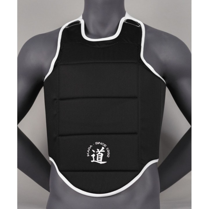 CHEST PROTECTOR KARATE BLACK/WHITE REVERSIBLE  - 2