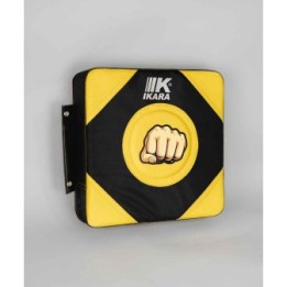 MAKIWARA WALL SHIELD PUNCH BLACK YELLOW  - 1