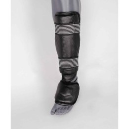 BLACK DETACHABLE SHIN INSTEP GUARD WITHOUT LOGO OR LABEL  - 1