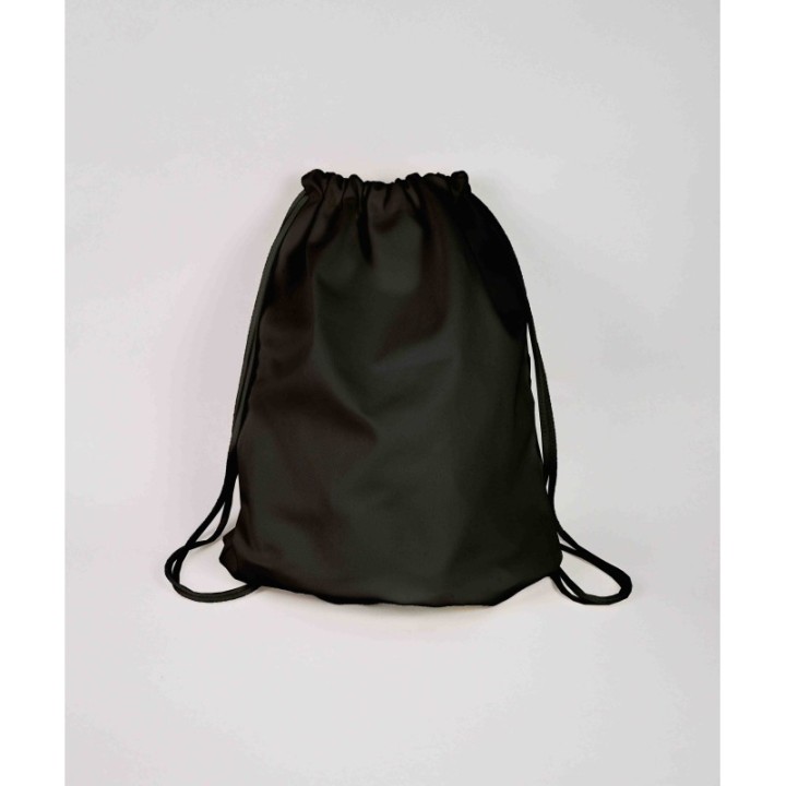 MOCHILA ALGODÓN CON CORDONES  - 4