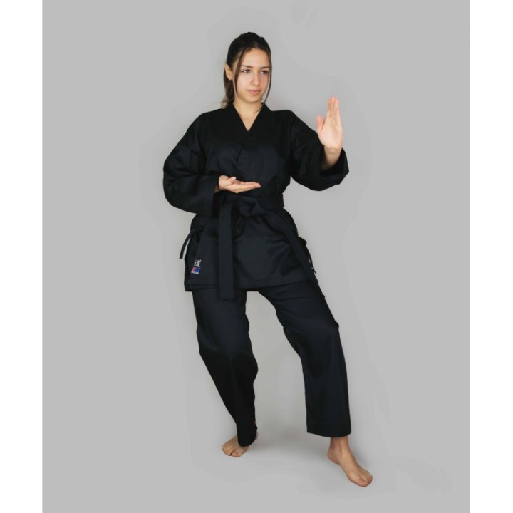 OPEN JACKET POLYESTER / COTTON BLACK - 1