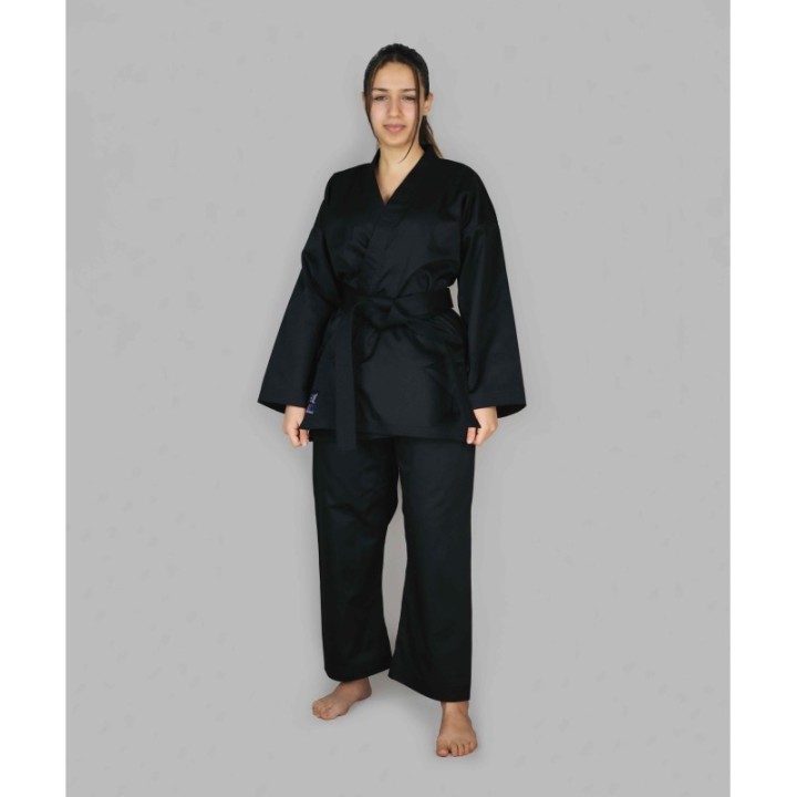 OPEN JACKET POLYESTER / COTTON BLACK - 2