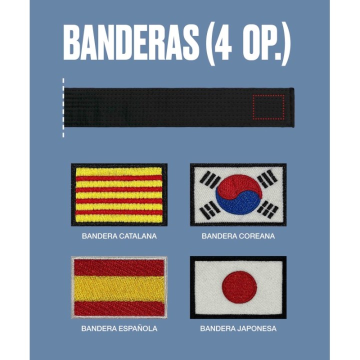 EMBROIDERED FLAG FOR BELTS  - 2