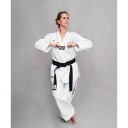 DOBOK ESPECIAL NUEVO FEDERACION GALLEGA TKD CUELLO BLANCO  - 1