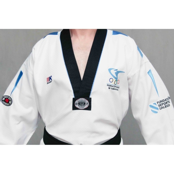 DOBOK ESPECIAL NUEVO FEDERACION GALLEGA TKD CUELLO NEGRO  - 1
