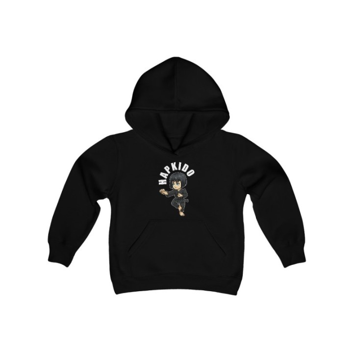 HAPKI GIRL BLACK UNIFORM SUDADERA KIDS  - 2