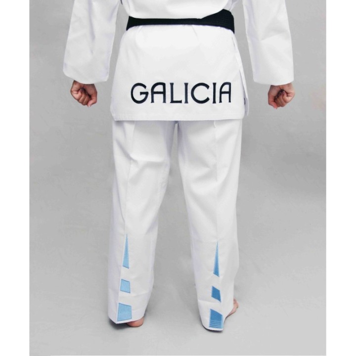 DOBOK SPECIAL NEW GALICIAN FEDERATION TKD BLACK COLLAR  - 4