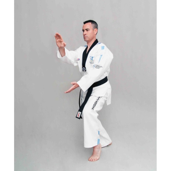 DOBOK ESPECIAL NUEVO FEDERACION GALLEGA TKD CUELLO NEGRO  - 5