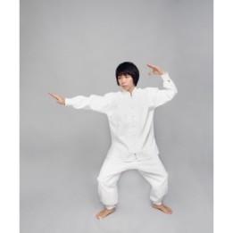 TAICHI BLANCO CON BOTONES BLANCOS  - 1