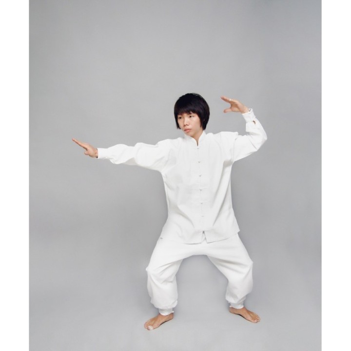 TAICHI BLANCO CON BOTONES BLANCOS  - 1