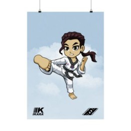 POSTER TAEKWON GIRL  - 1
