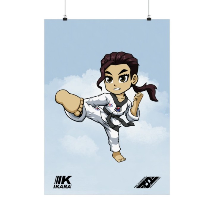 POSTER TAEKWON GIRL  - 1