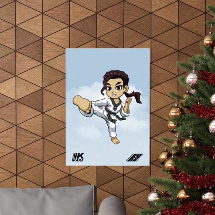 POSTER TAEKWON GIRL  - 4