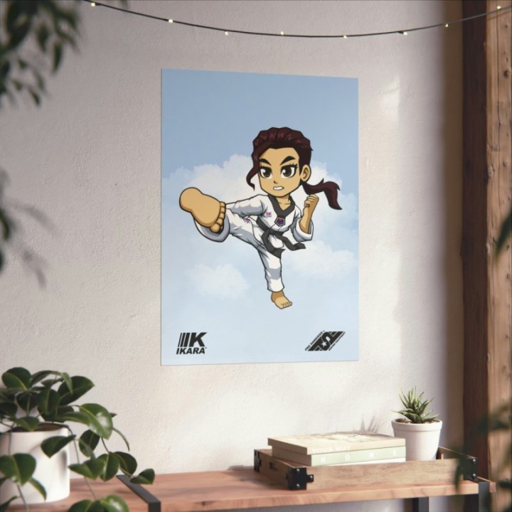POSTER TAEKWON GIRL  - 6