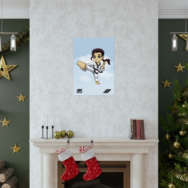 POSTER TAEKWON GIRL  - 7