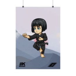 POSTER HAPKI GIRL BLACK UNIFORM  - 1