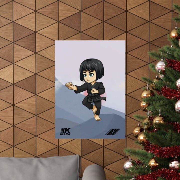 POSTER HAPKI GIRL BLACK UNIFORM  - 4