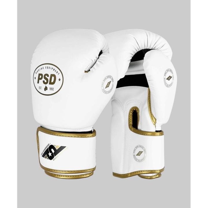 GUANTES PSD ELITE KICK BOXING BLANCO  - 1
