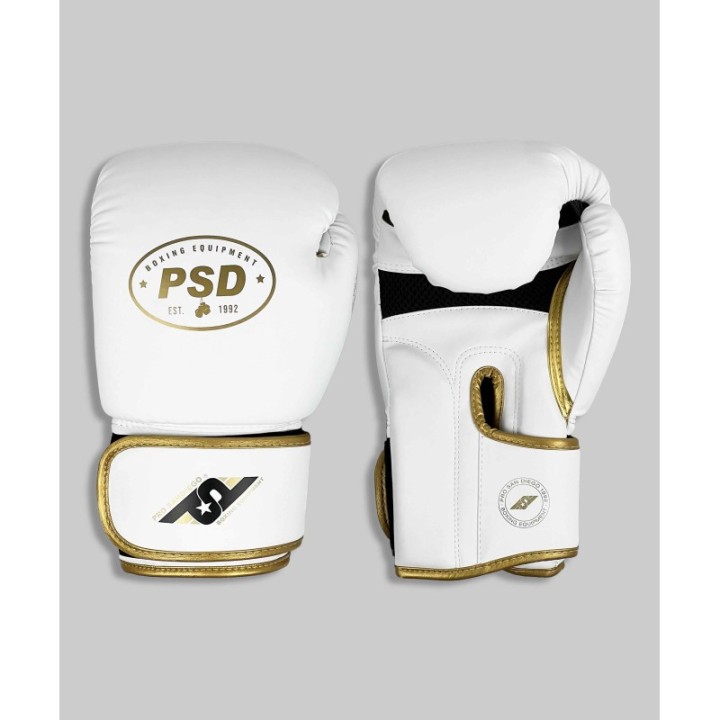 GUANTES PSD ELITE KICK BOXING BLANCO  - 4