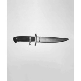 BLACK PROFESSIONAL MODEL RUBBER KNIFE (RIGID)  - 1