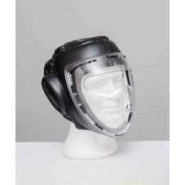 CASCO CON PROTECCION FRONTAL IRROMPIBLE  - 1