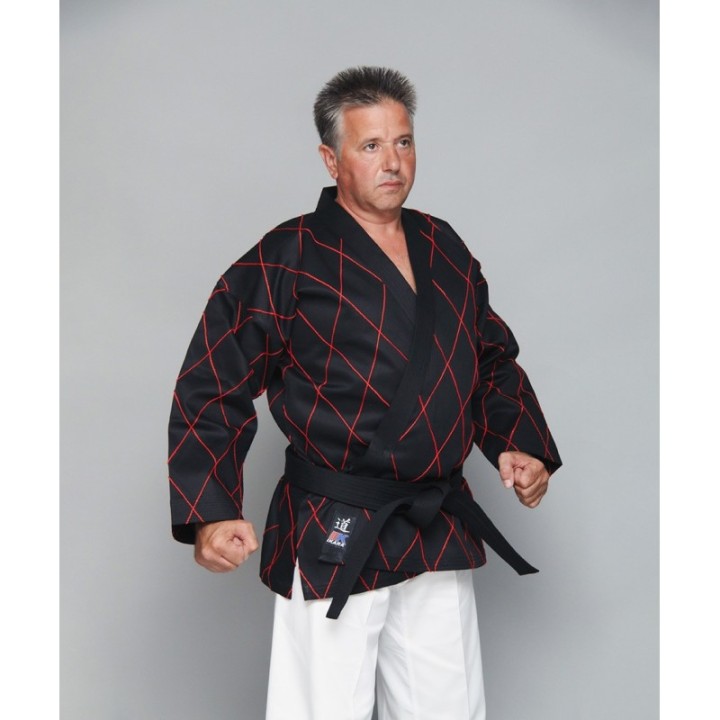 HAPKIDO BLACK JACKET MOD. RED DIAMOND  - 1
