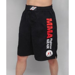 MMA TROUSERS BLACK MOD. EMBROIDERY  - 1