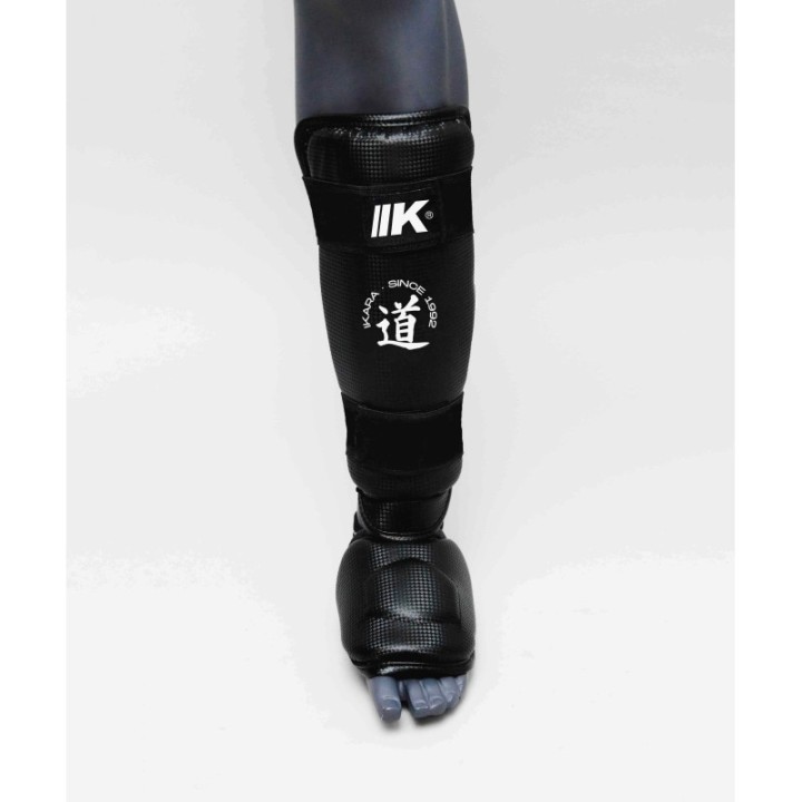 BLACK DETACHABLE SHIN INSTEP GUARD  - 1