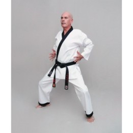 HAPKIDO SPECIAL WHITE DOBOK WITH BLACK COLLAR  - 1