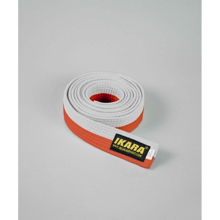 CINTURON BLANCO NARANJA - 1