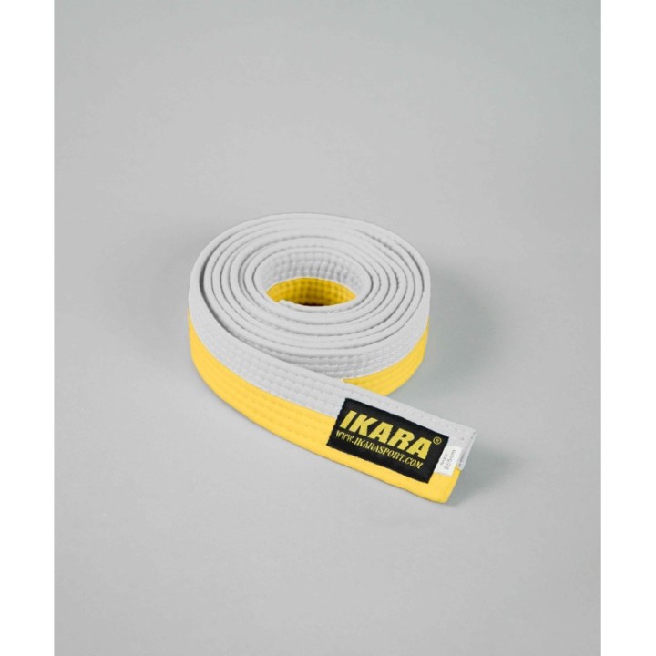 CINTURON BLANCO AMARILLO - 1